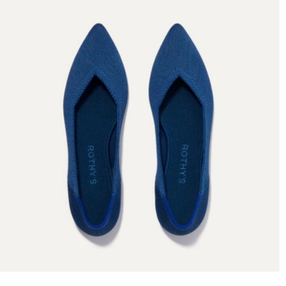 NWT Rothy's Women's Rothy's Deep Ocean Shoes Size 9.5